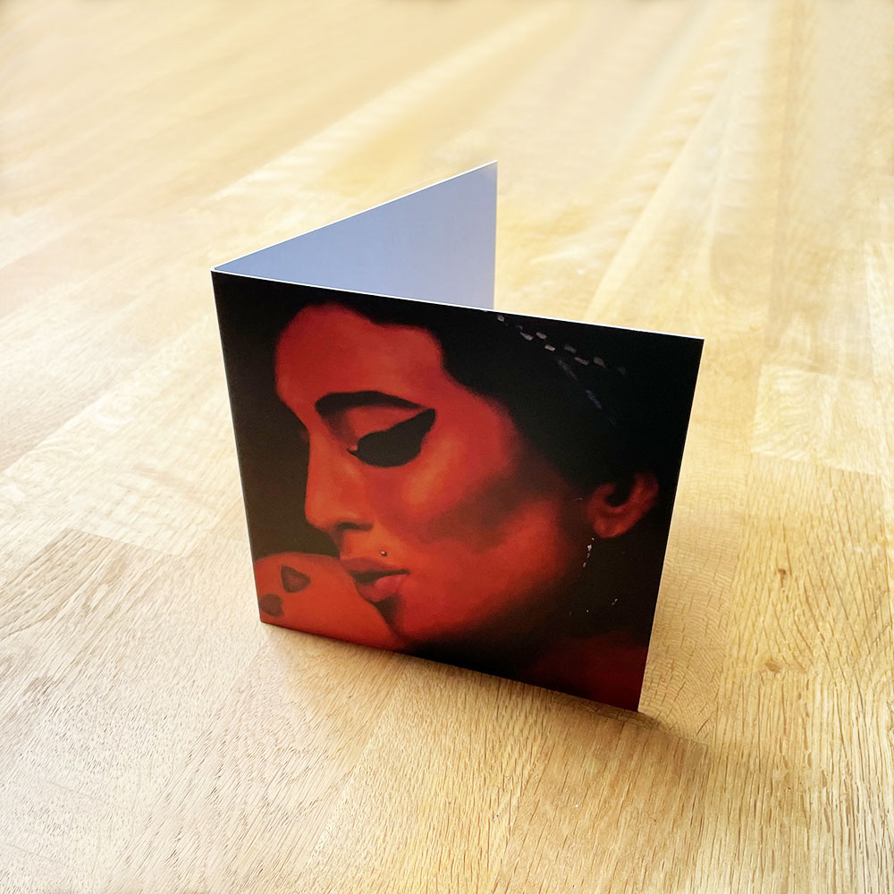 Amy Winehouse Greetings Card