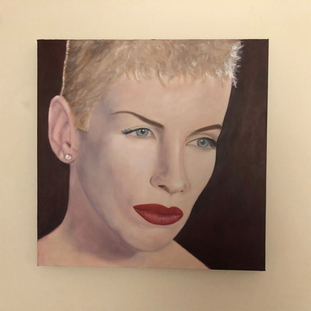 Annie Lennox. Original Oil Painting