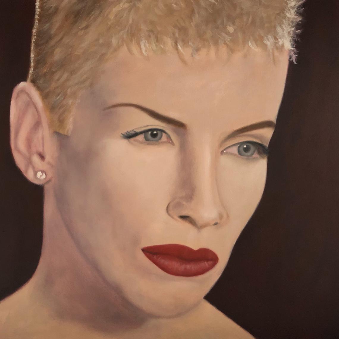 Annie Lennox. Original Oil Painting