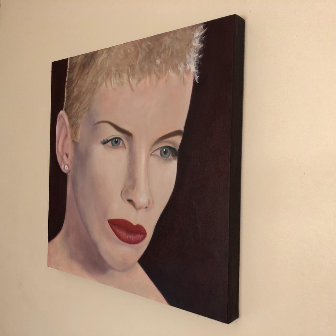 Annie Lennox. Original Oil Painting