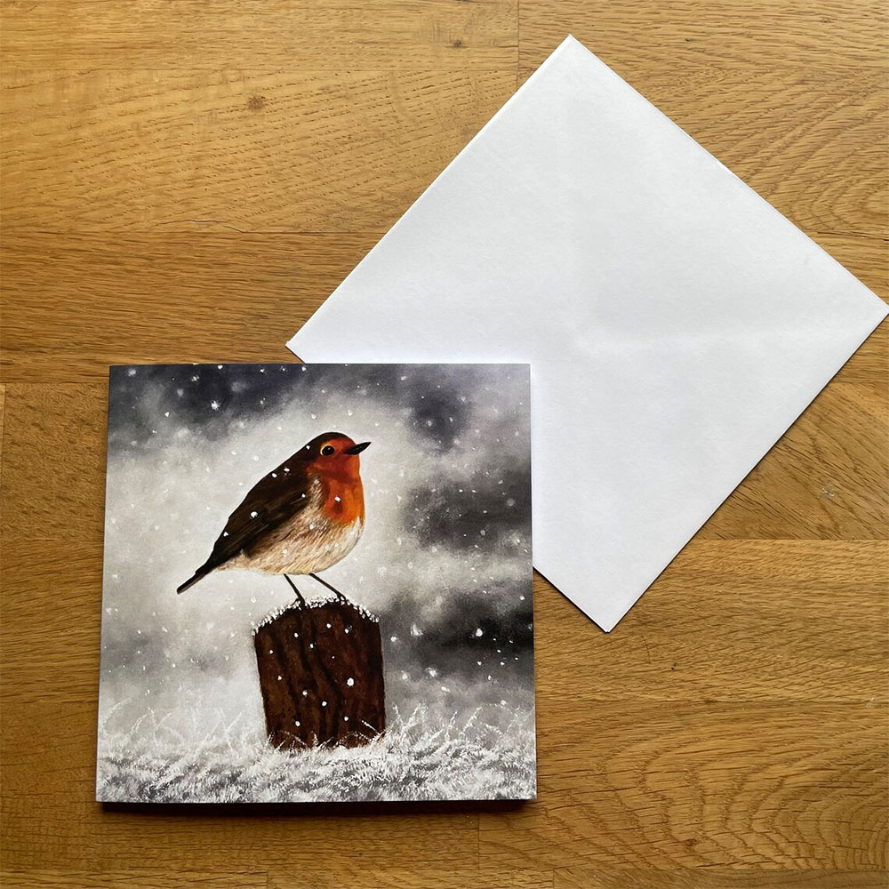 Christmas Robin Greetings Card